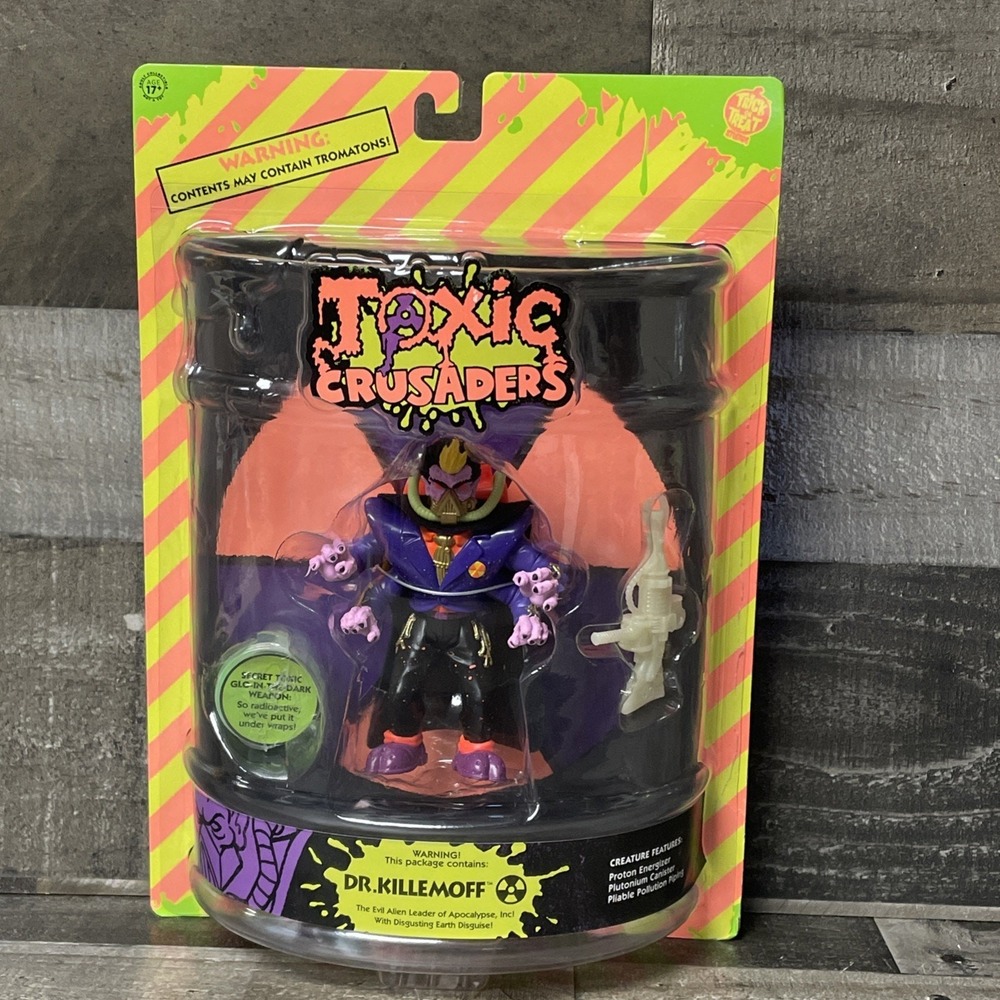 Toxic Crusaders Dr. Killemoff 5 Inch Action Figure 2024 Trick or Treat